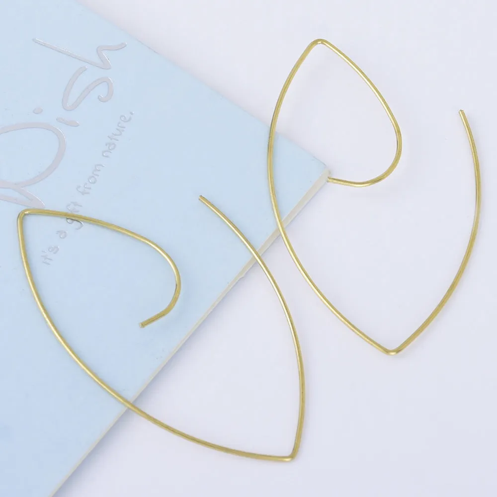 0.7*5*30mm Brass Earring Hoops Classic Earring Wires Earrings Attachment Minimal jewelry 20pcs 10252500