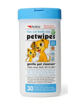 10% OFF: Petkin Pet Wipes For Cats & Dogs