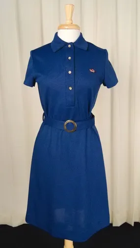 1960s Navy Polo Shirt Dress