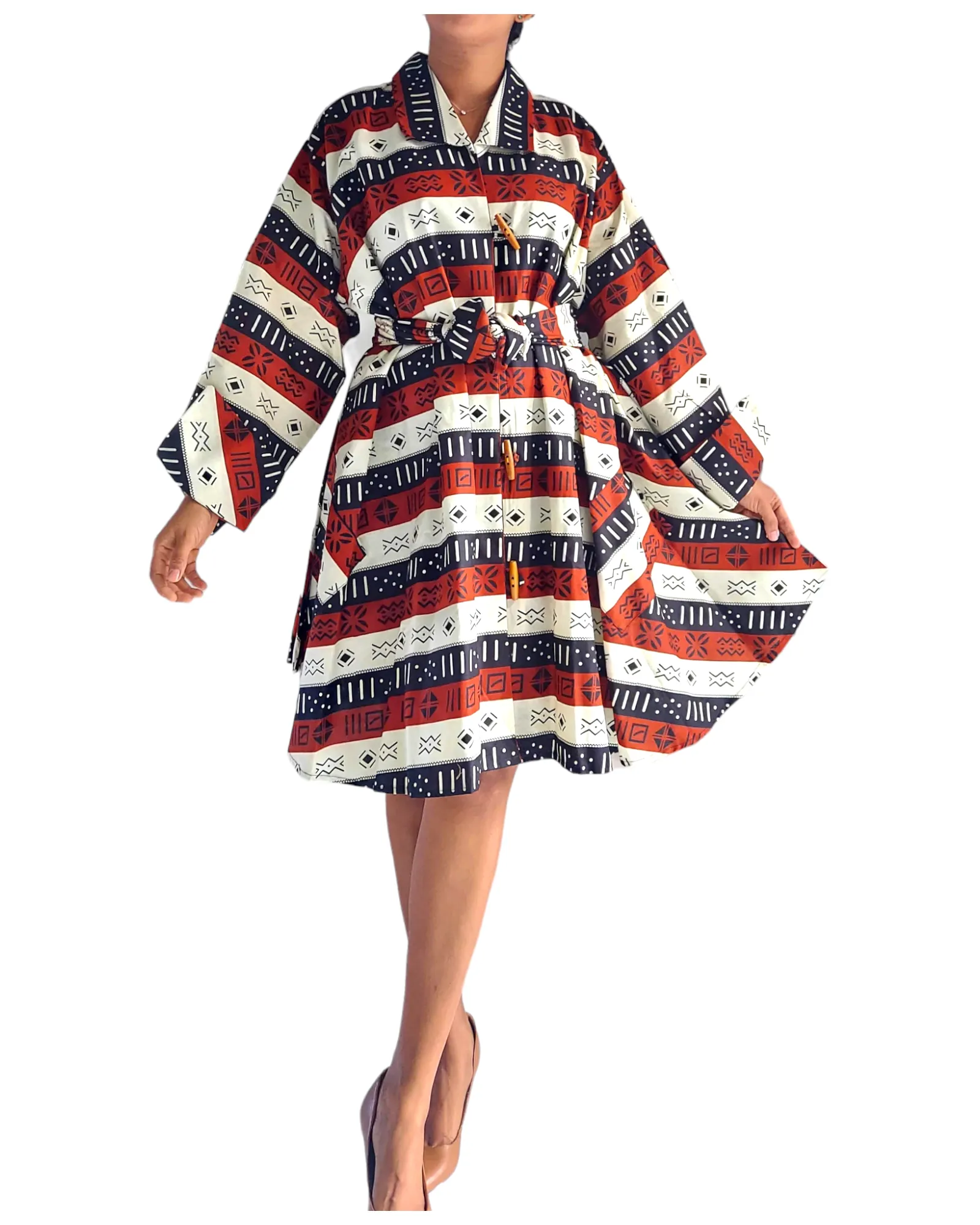 243- Short  Dress / Blouse -Tribal