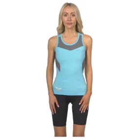 2XU Women's Base Compression Tank - Blue