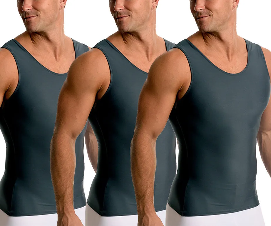 3-Pack Insta Slim Activewear Compression Muscle Tank Shirt MA0003BT