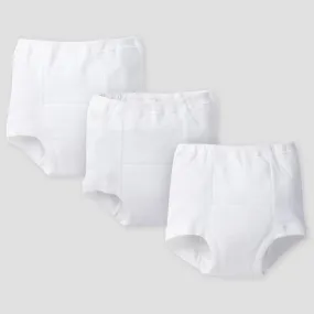 3-Pack Toddler Neutral White Training Pants