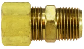 5/8" OD x 3/4" Brass Compression Tank Connector Drilled Thru (68T) qt