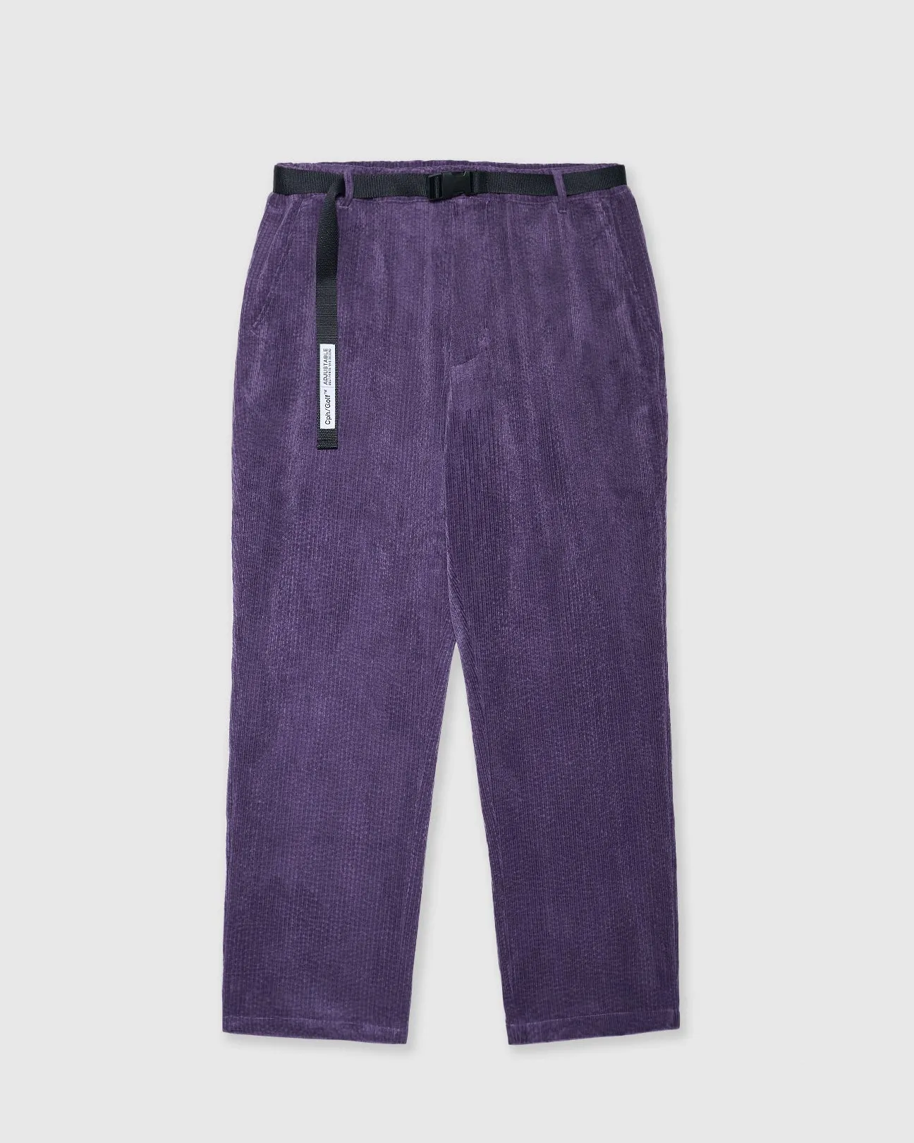 #ADJUSTABLE CORDUROY PANTS PURPLE