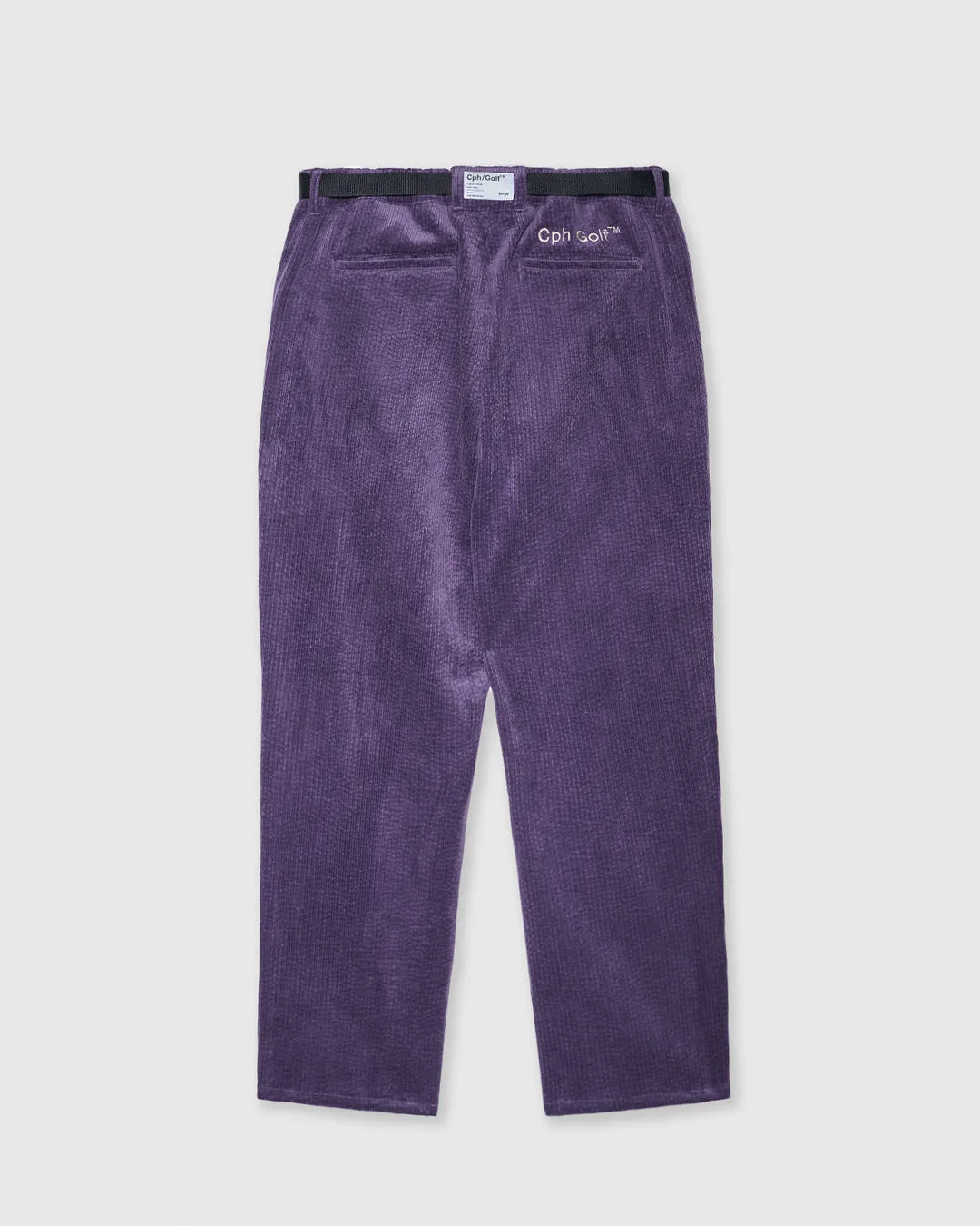 #ADJUSTABLE CORDUROY PANTS PURPLE