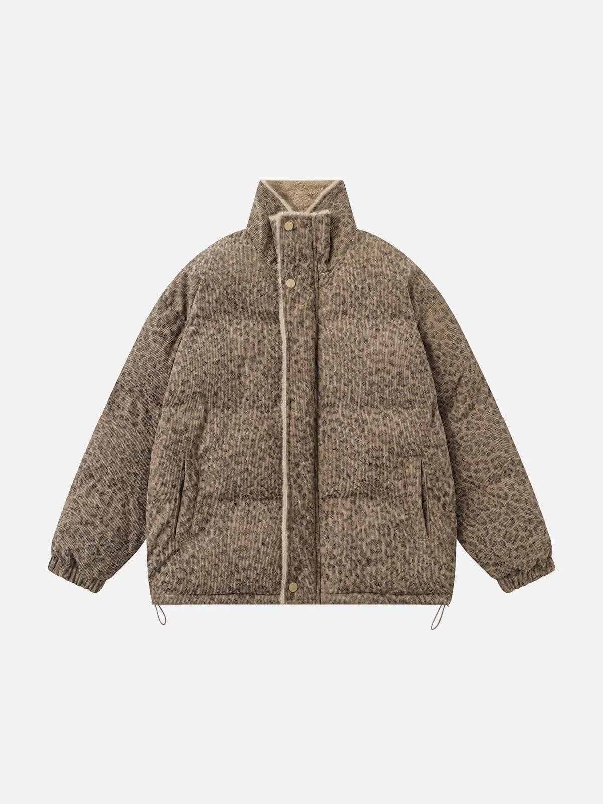 Aelfric Eden Leopard Print Corduroy Coat