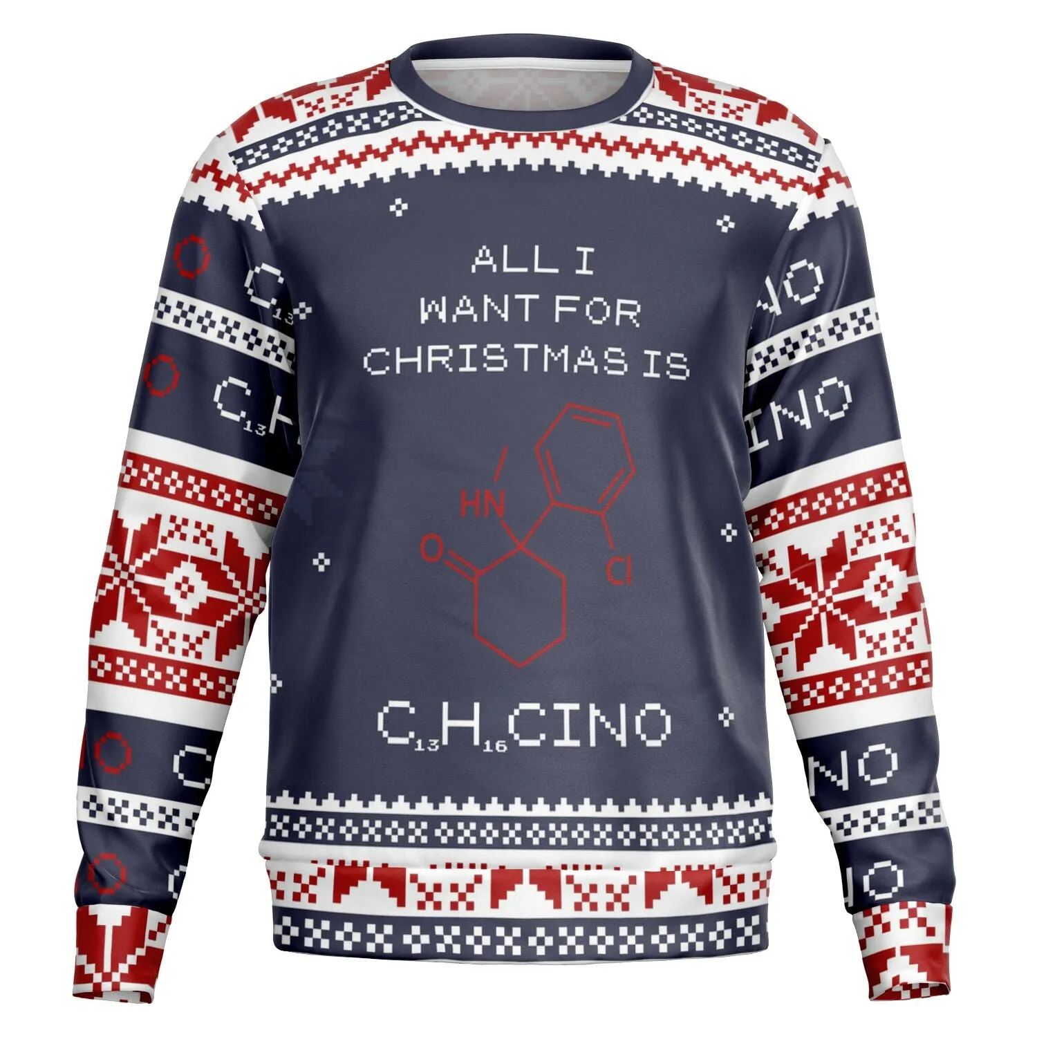 All I Want For Christmas C13H16ClNO Ugly Sweater