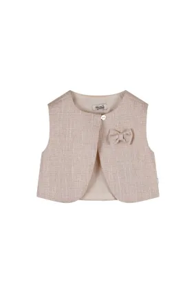 AMI summer tweed gilet Baby