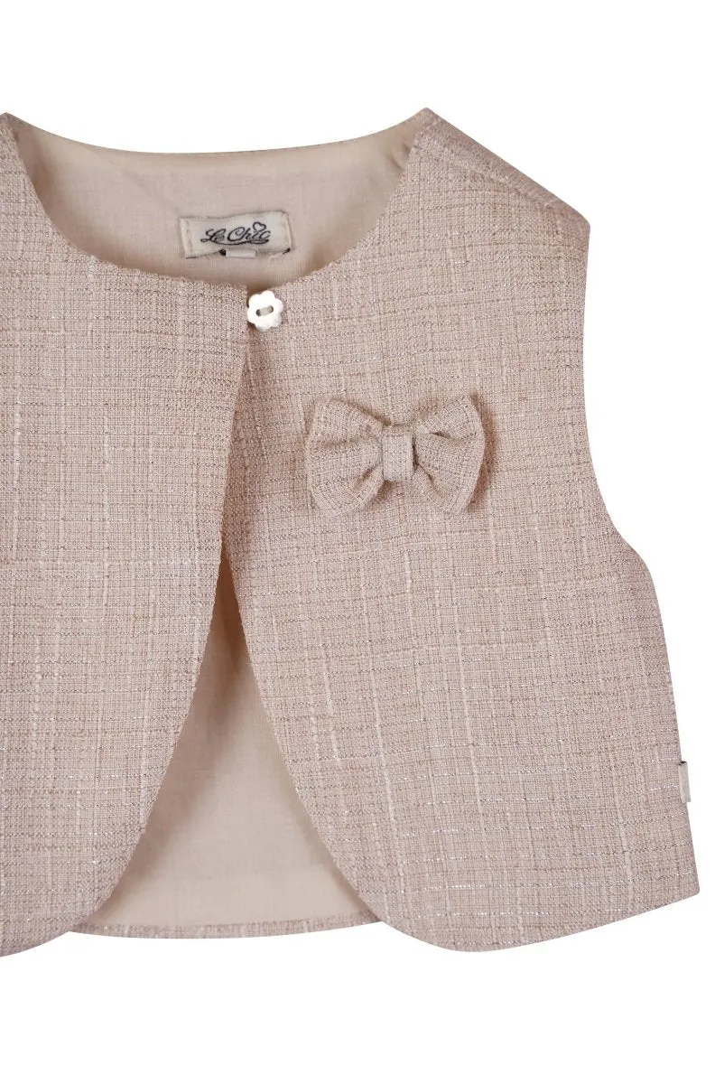 AMI summer tweed gilet Baby