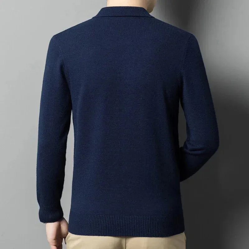 Antonios polo sweater with buttons