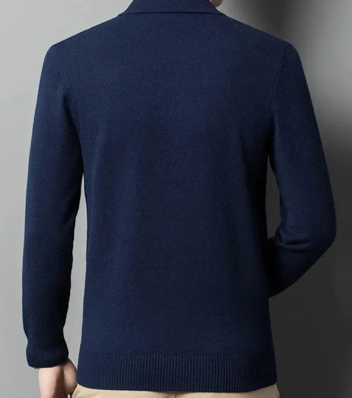 Antonios polo sweater with buttons