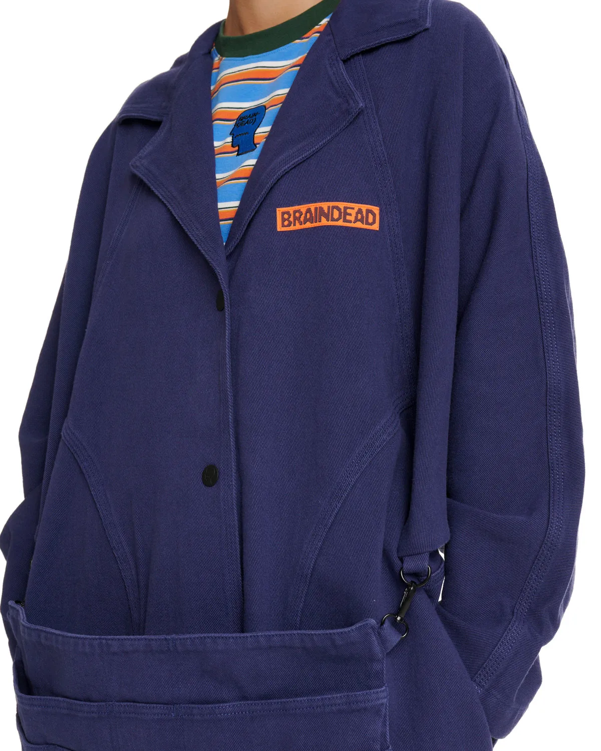 Apron Coat - Navy