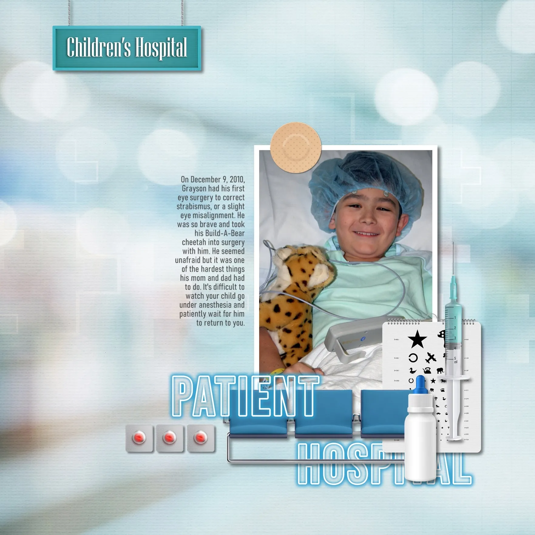 Around the Hospital Digital Scrapbook Kit