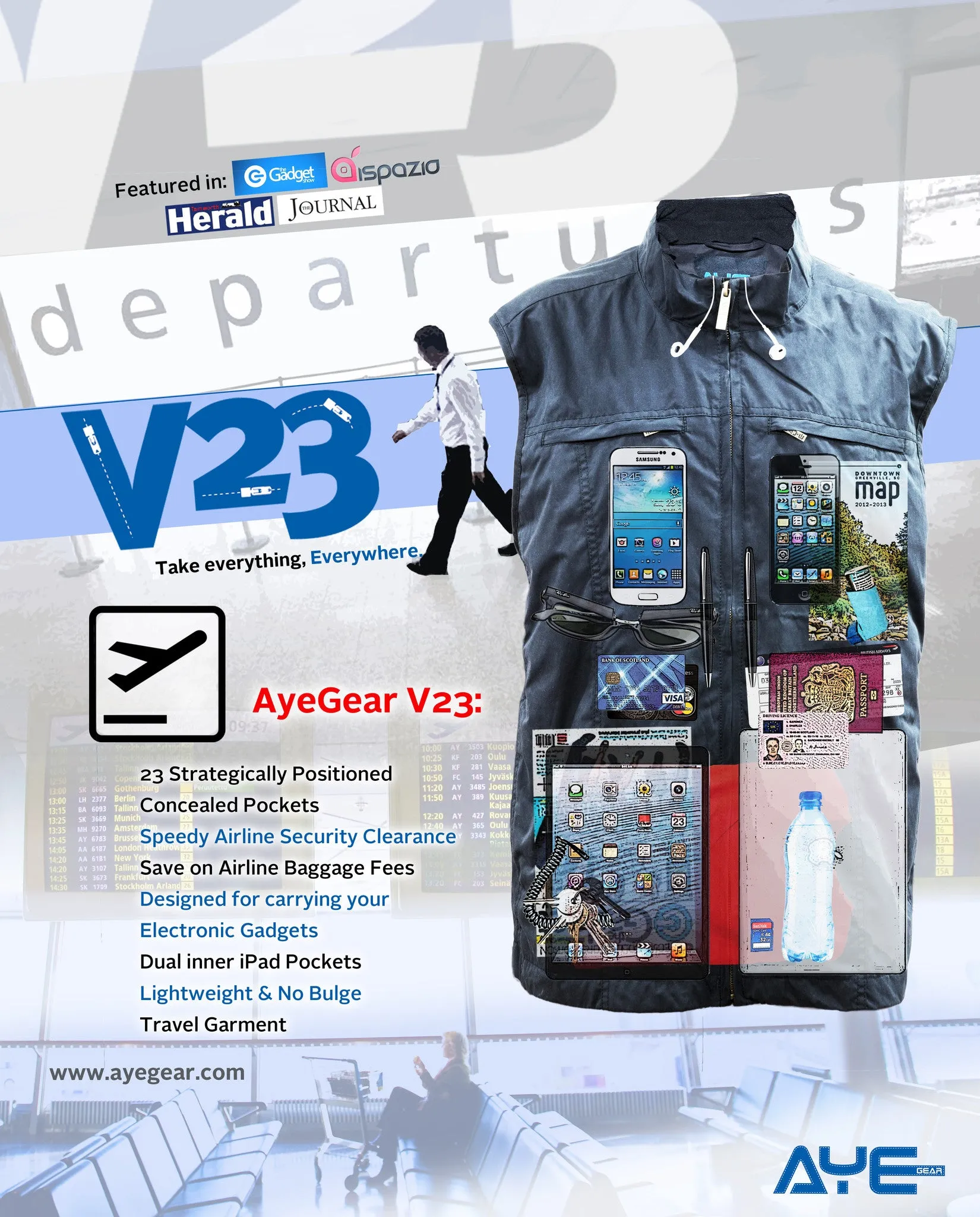 AyeGear V23 - Travel Vest