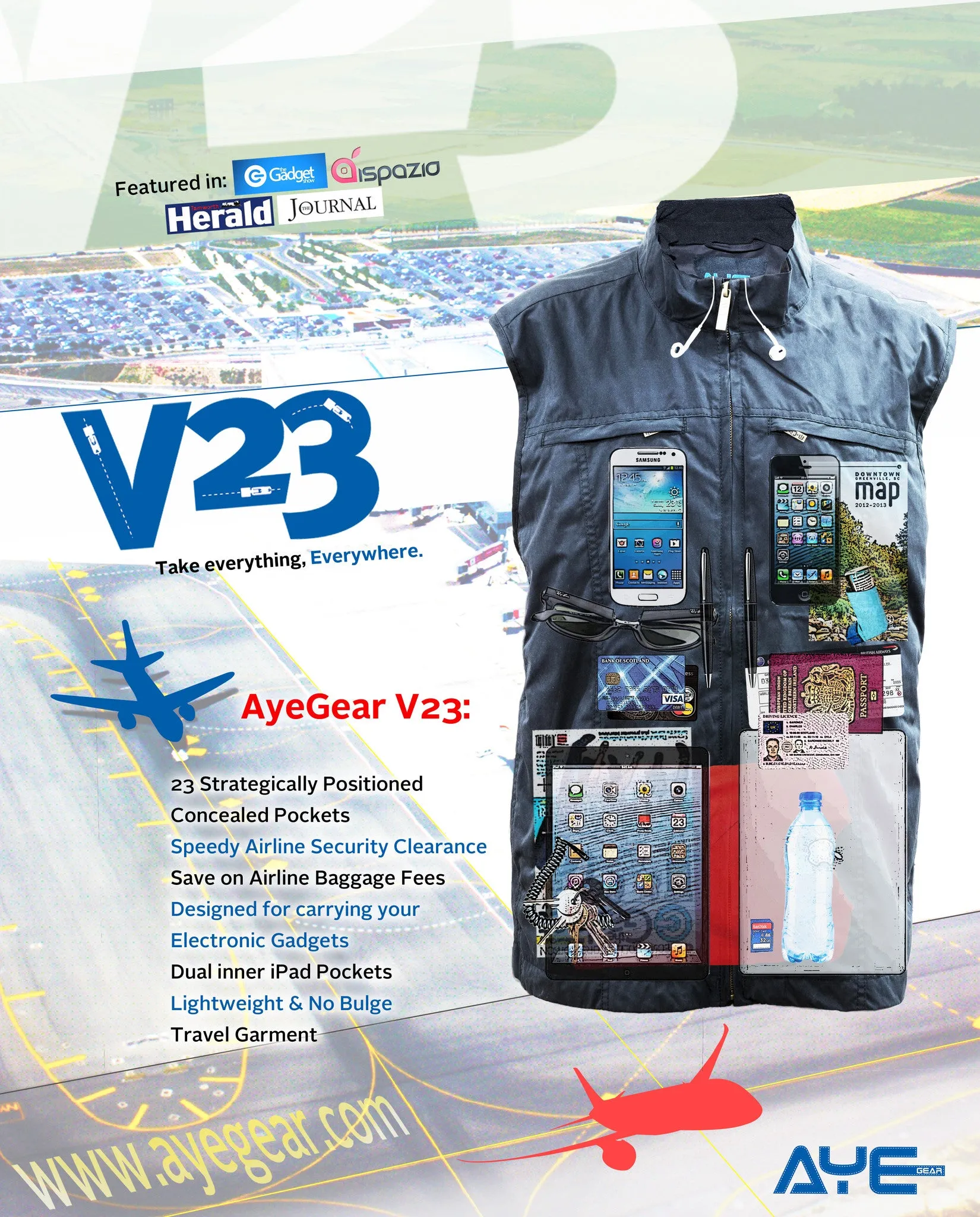 AyeGear V23 - Travel Vest