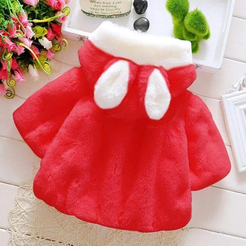 Baby/Toddler Adorable Rabbit Ear Decor Coat