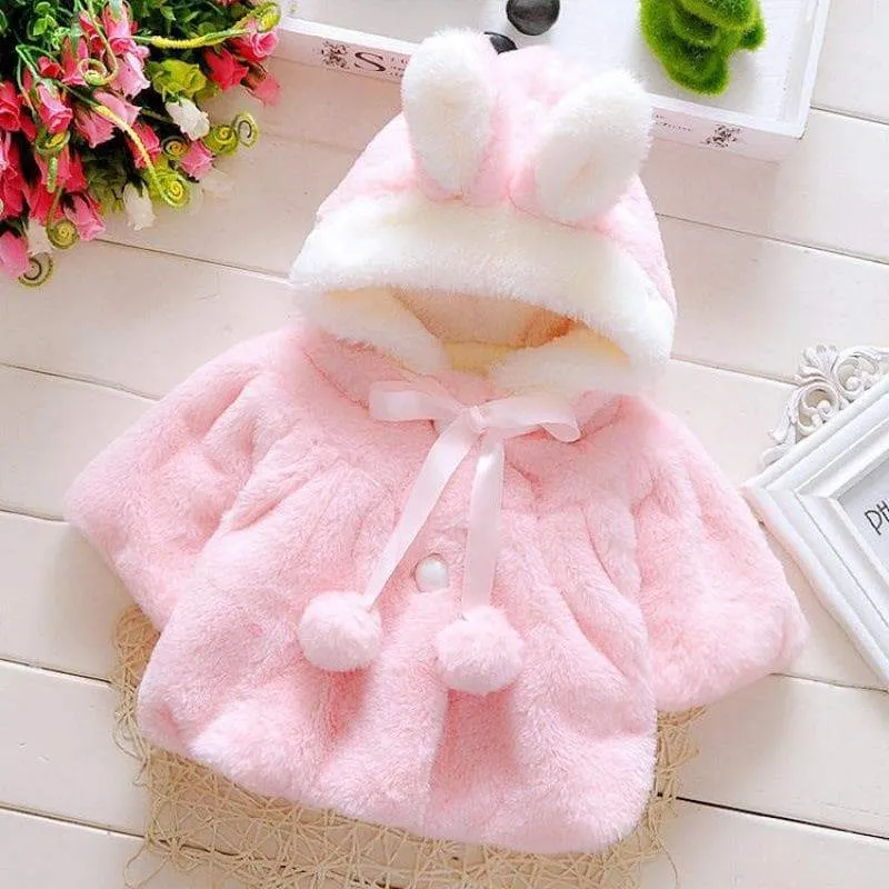 Baby/Toddler Adorable Rabbit Ear Decor Coat