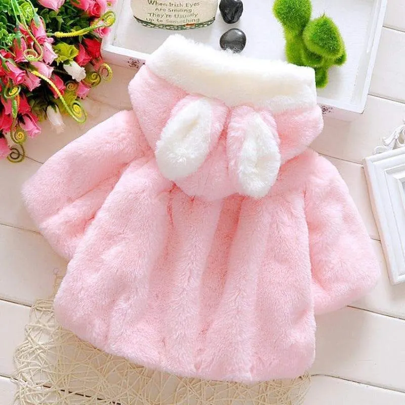 Baby/Toddler Adorable Rabbit Ear Decor Coat