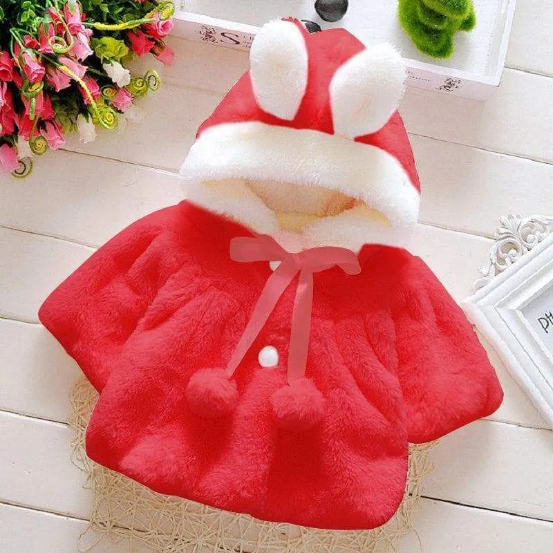 Baby/Toddler Adorable Rabbit Ear Decor Coat