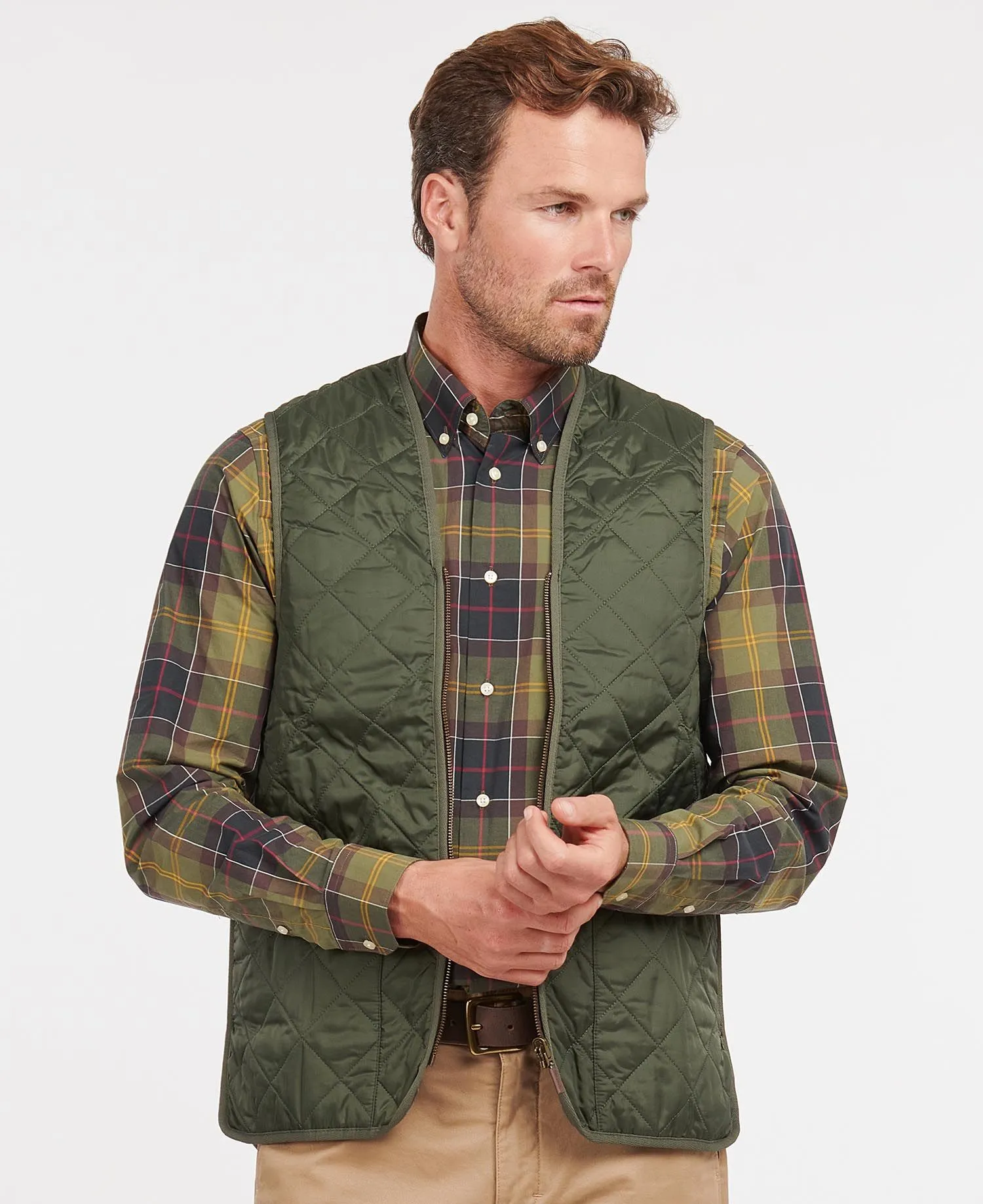 Barbour Quilted Waistcoat Zip Uomo