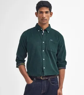 Barbour - Ramsey Tailored Cord Shirt, Forest