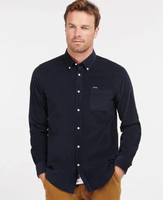 Barbour - Ramsey Tailored Cord Shirt, Navy