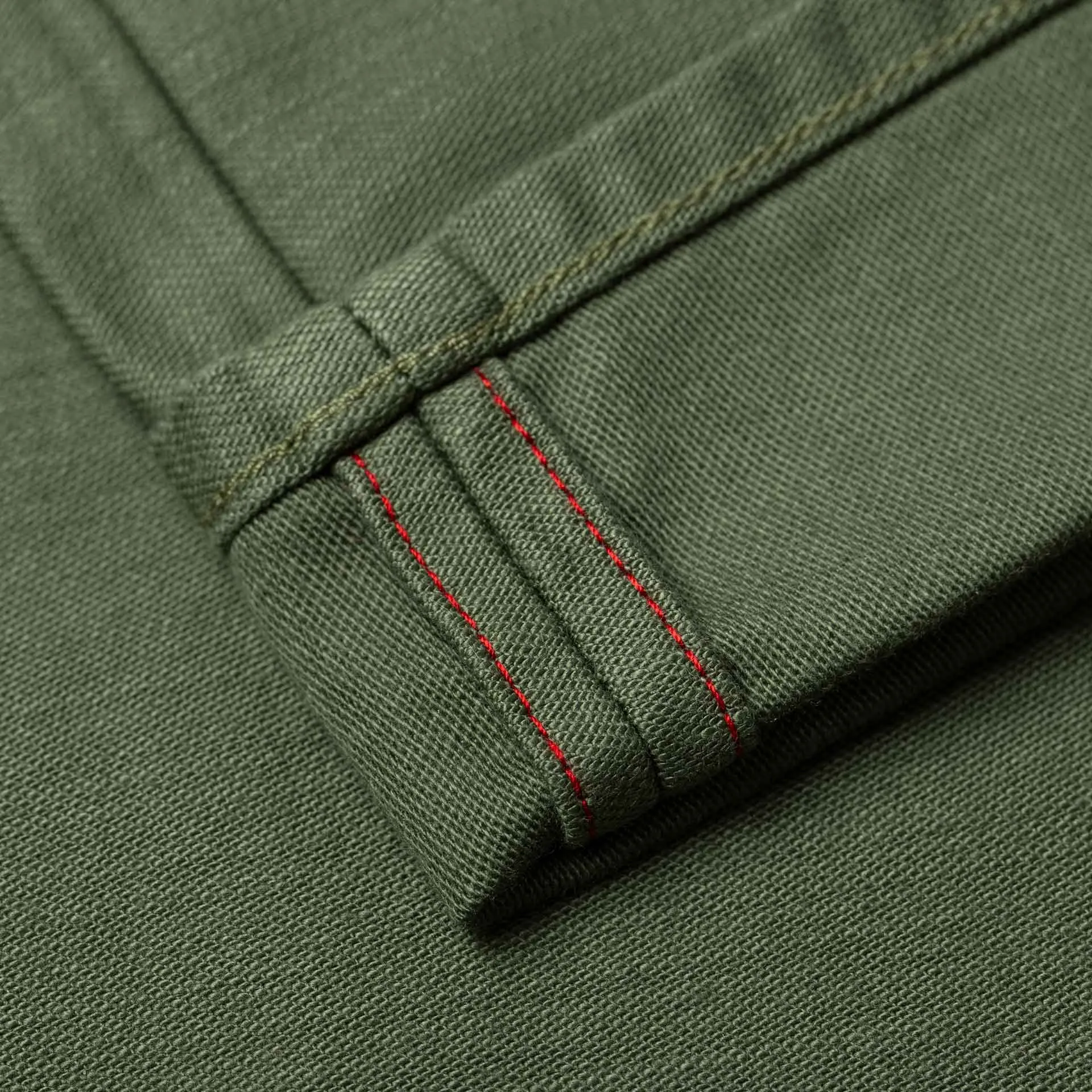 BC-01 TAPERED CHINO 10 oz. army green military twill (lot 2024)