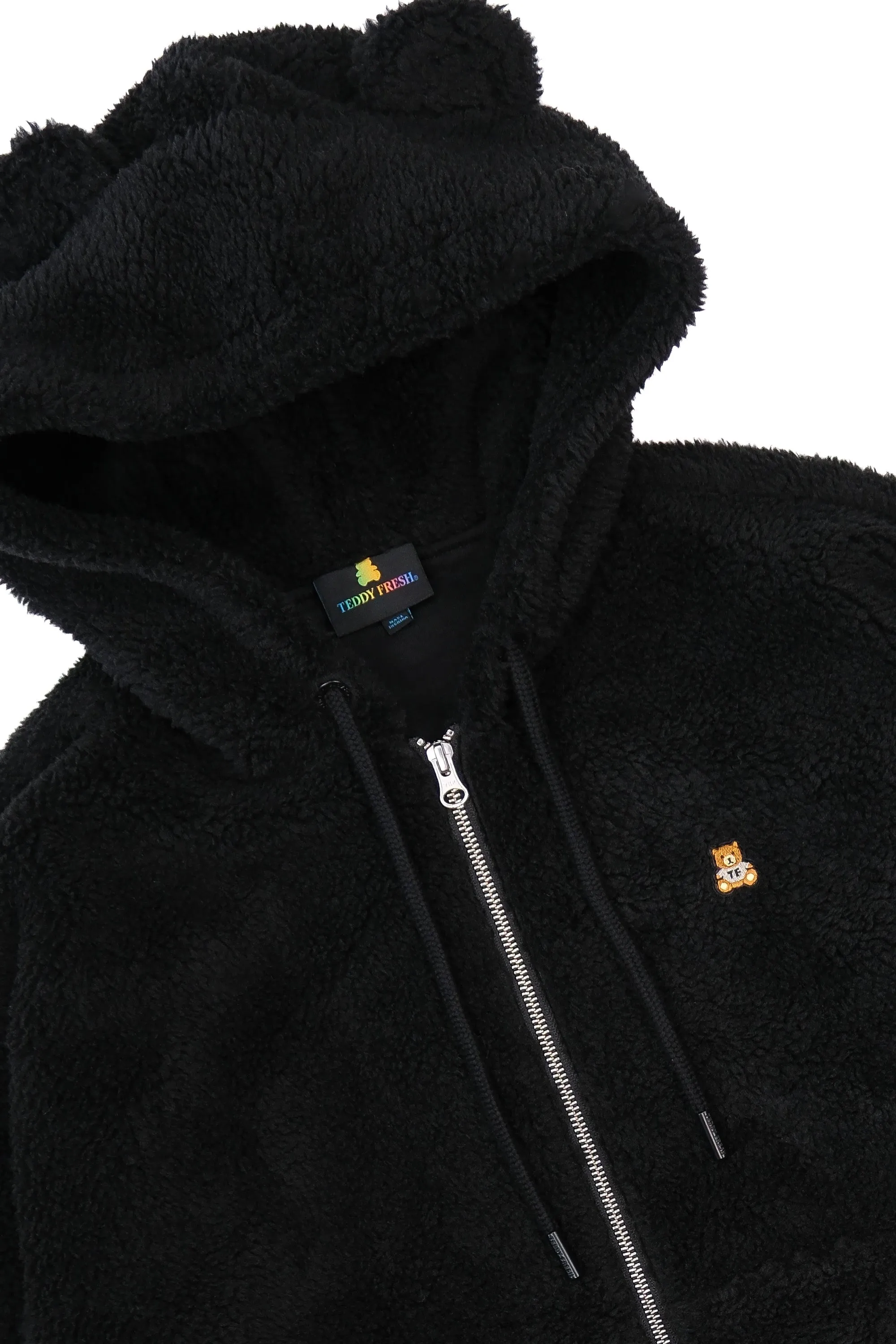 Bear Ear Sherpa Hooded Coat