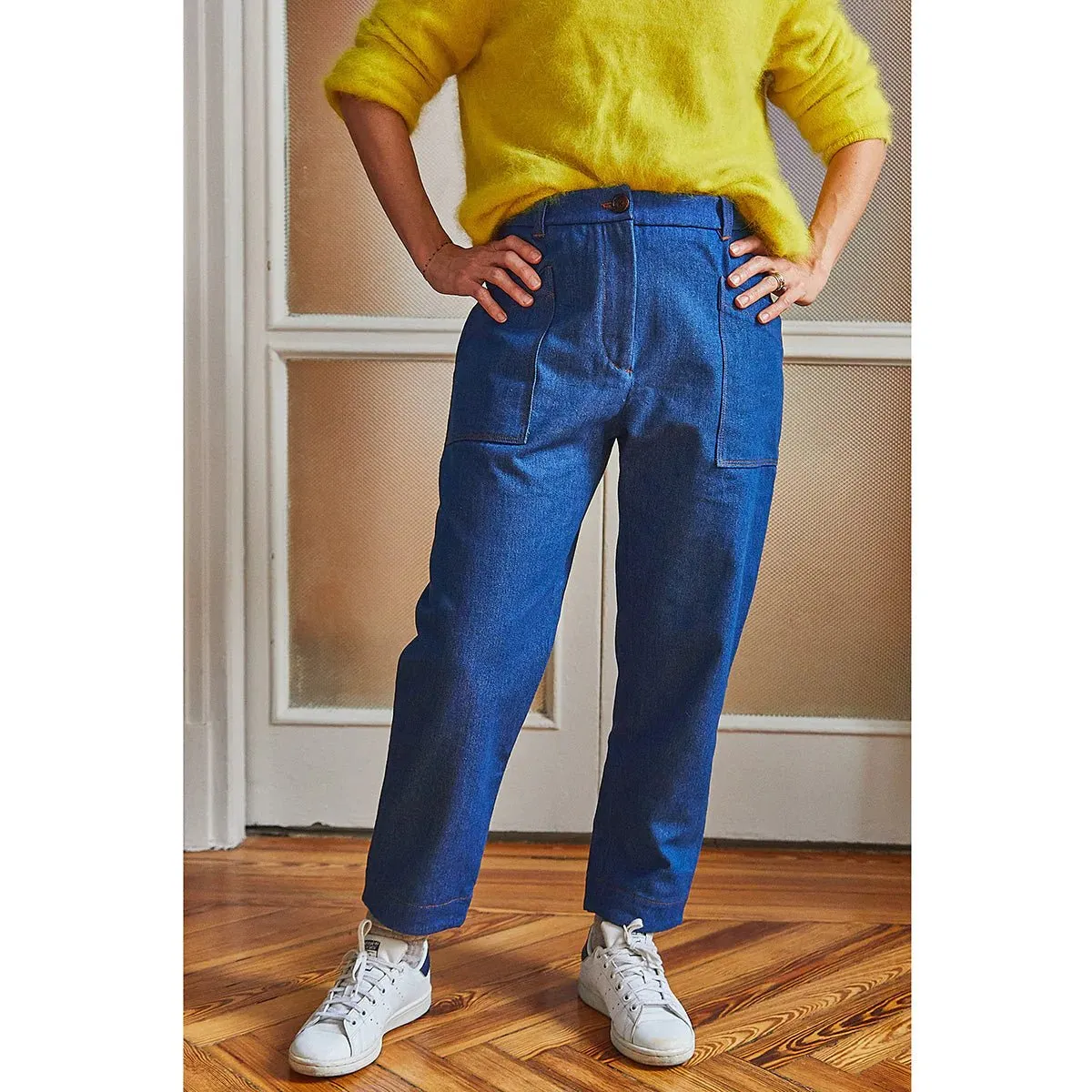 BERLIN Pants or Shorts - Women 34/52 Paper Sewing Pattern - Ikatee