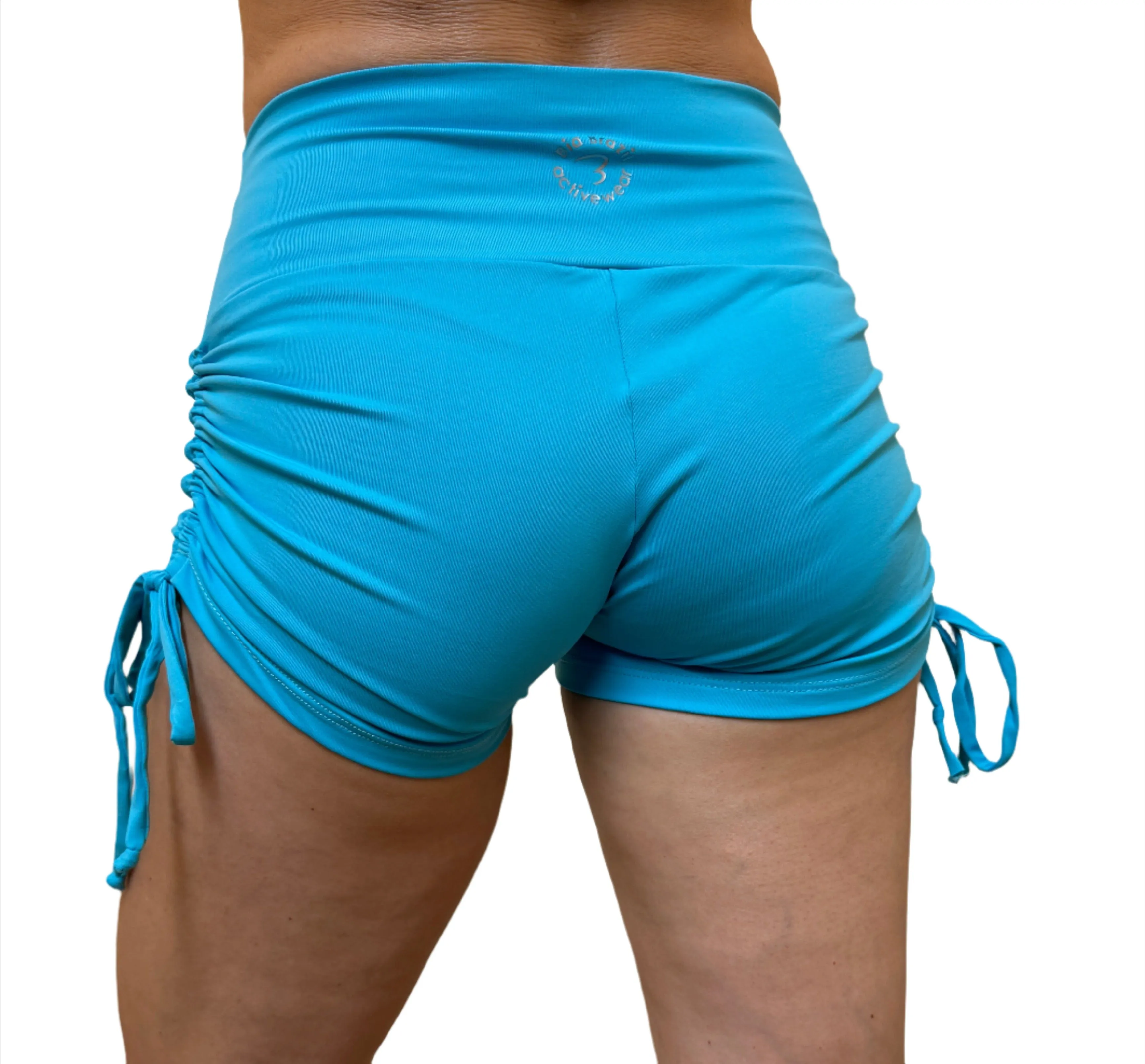 Bia Brazil Activewear Side Tie Shorts SH2473 Turquoise