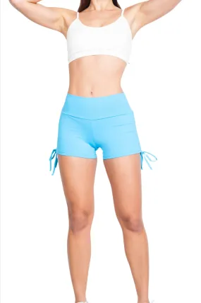 Bia Brazil Activewear Side Tie Shorts SH2473 Turquoise