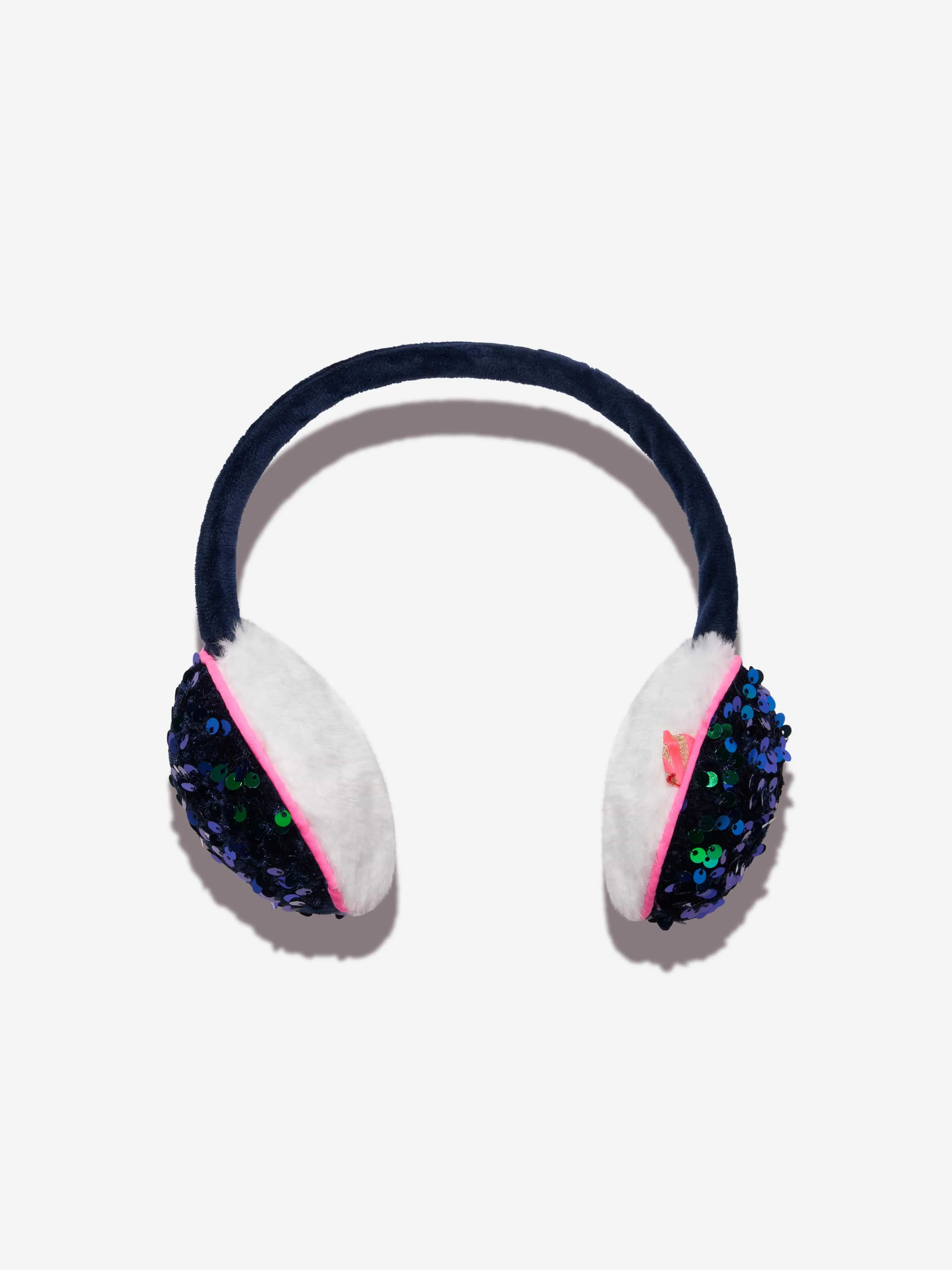 Billieblush Girls Sequin Ear Muffs in Navy