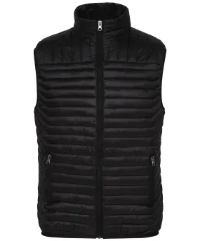 Black - Domain two-tone gilet