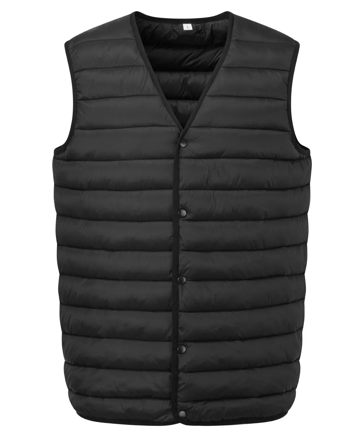 Black - Padded gilet vest