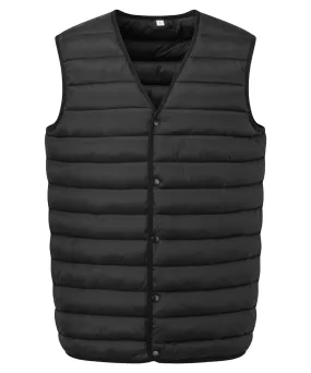 Black - Padded gilet vest