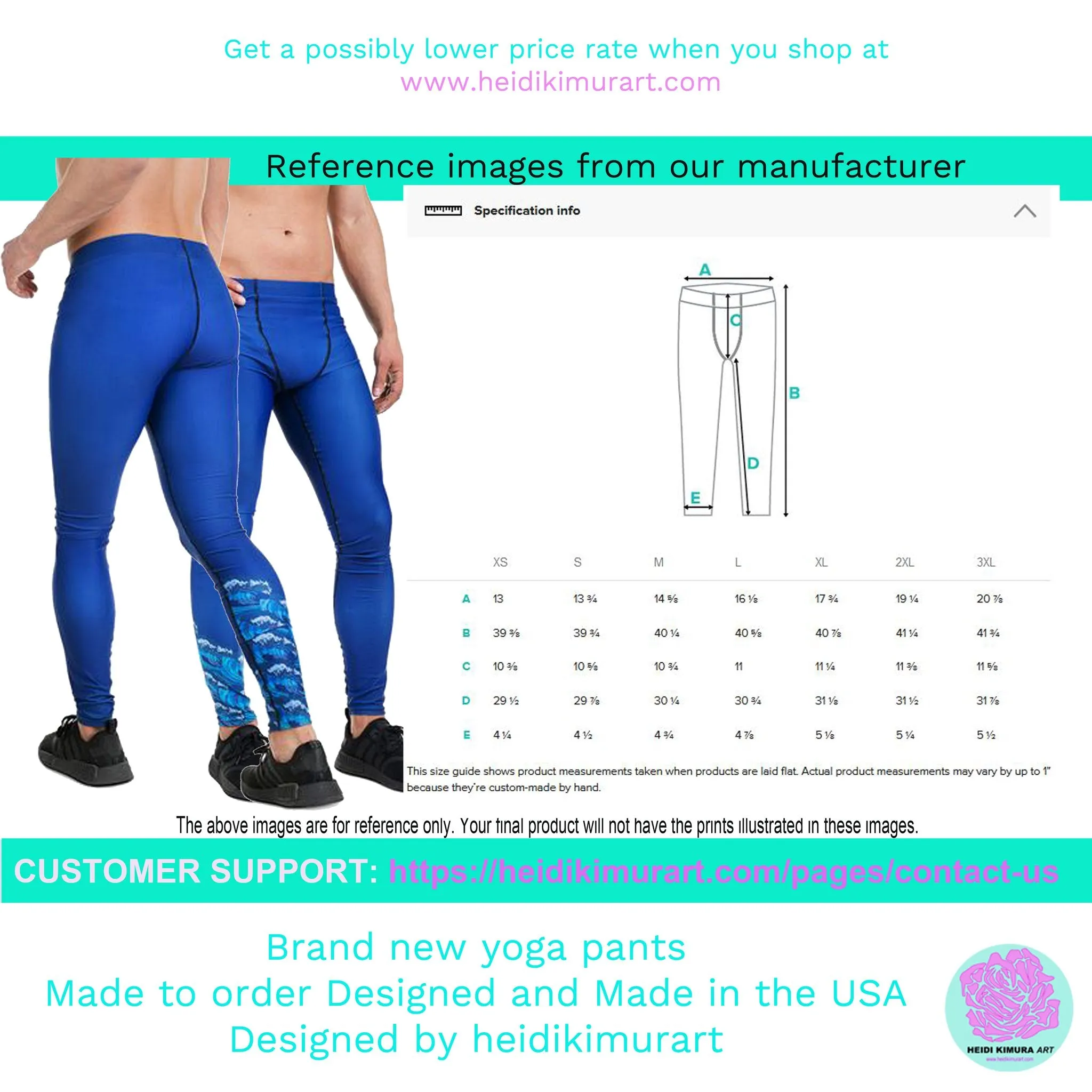 Blue Diagonal Striped Men's Leggings, Diagonally Stripes Modern Premium Running Party Tights For Men