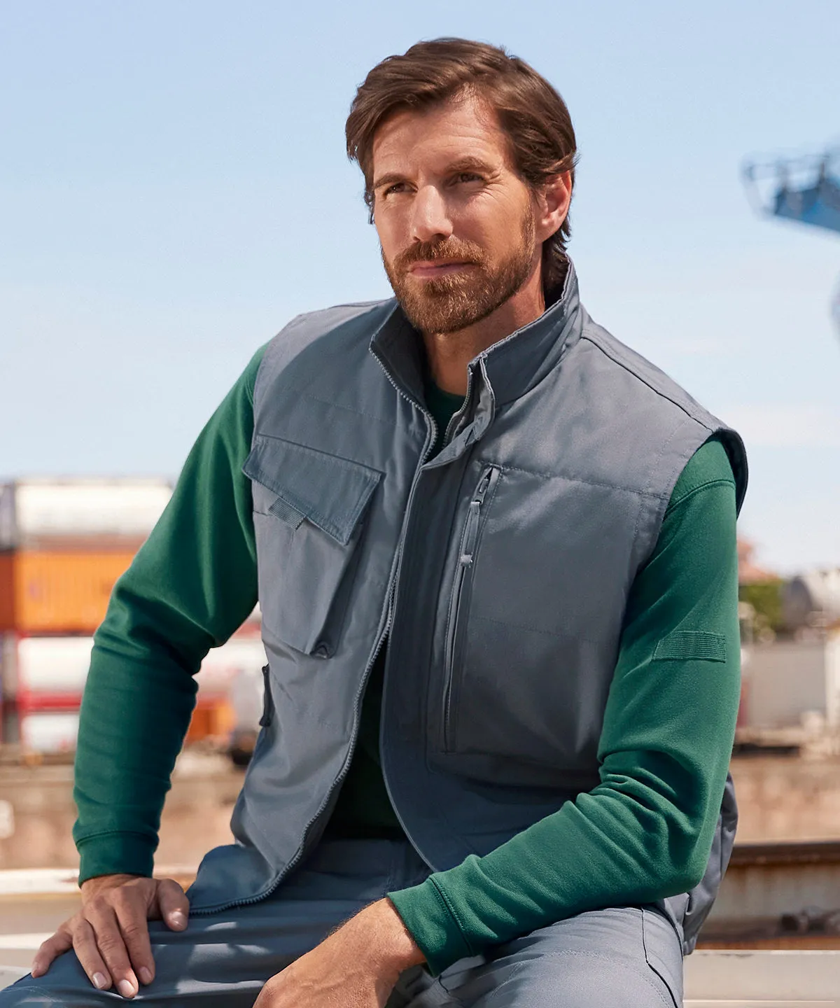 Bottle Green - Heavy-duty gilet