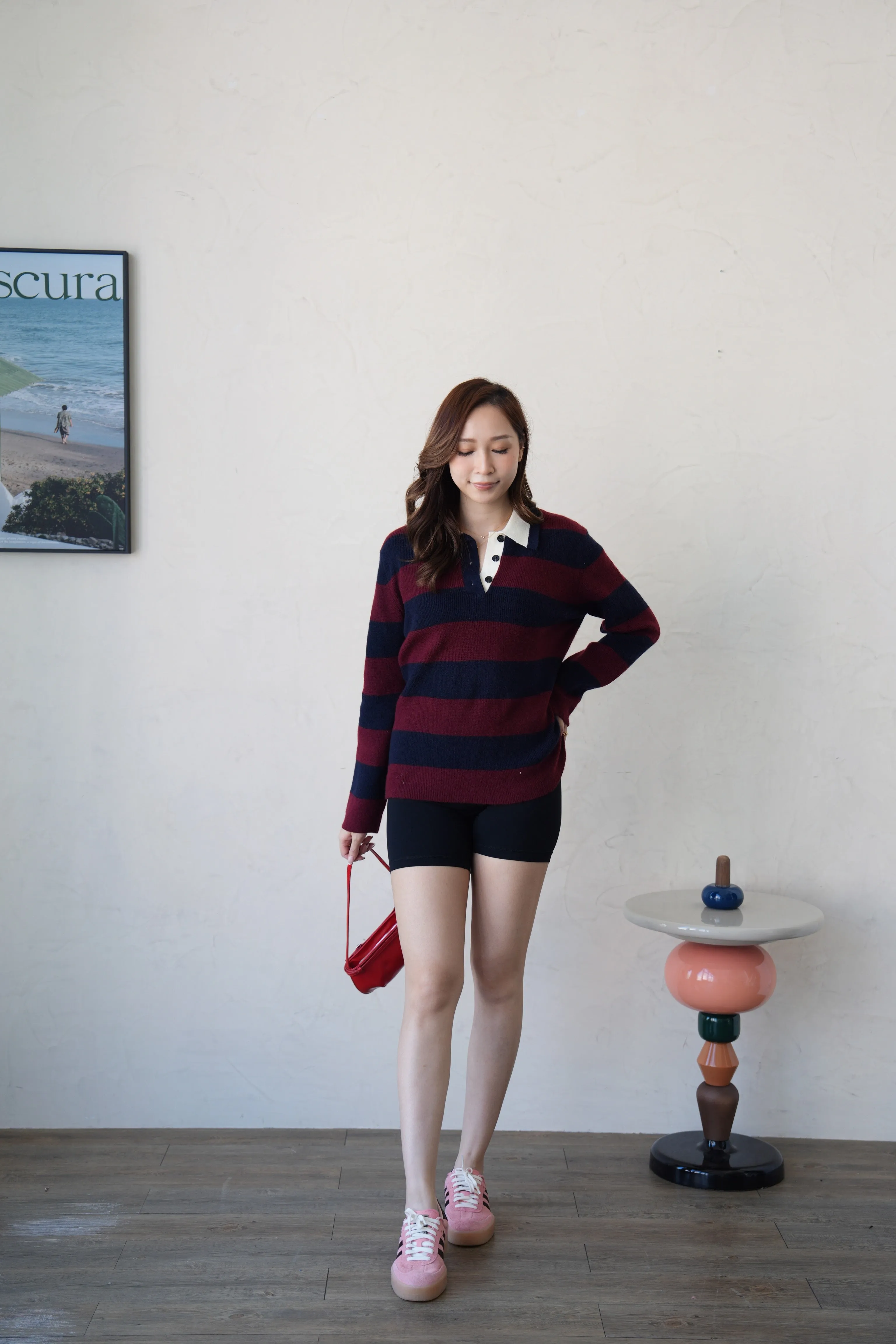 Brooklyn Wool Blend Polo Sweater