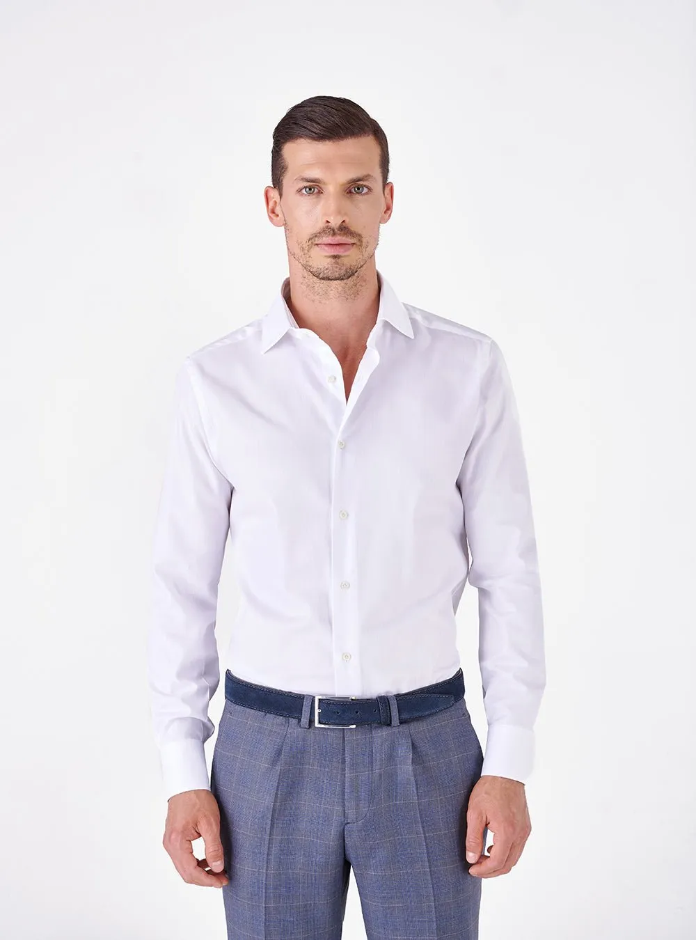 Camicia Slim Fit in Cotone - Vecna