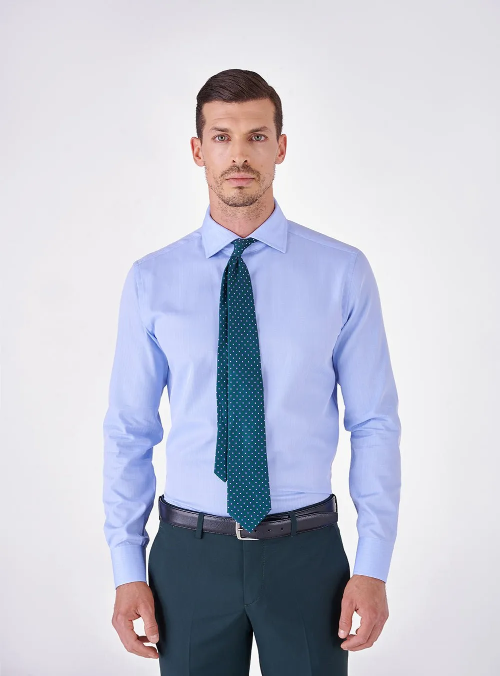 Camicia Slim Fit in Cotone - Vecna