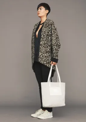 CARDIGAN - WOOL animal print