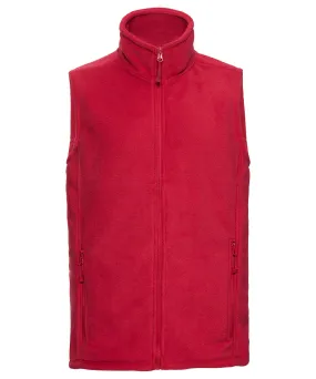 Classic Red - Outdoor fleece gilet