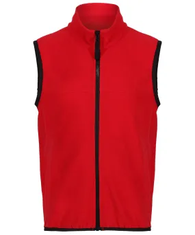 Classic Red/Black - Kids microfleece bodywarmer