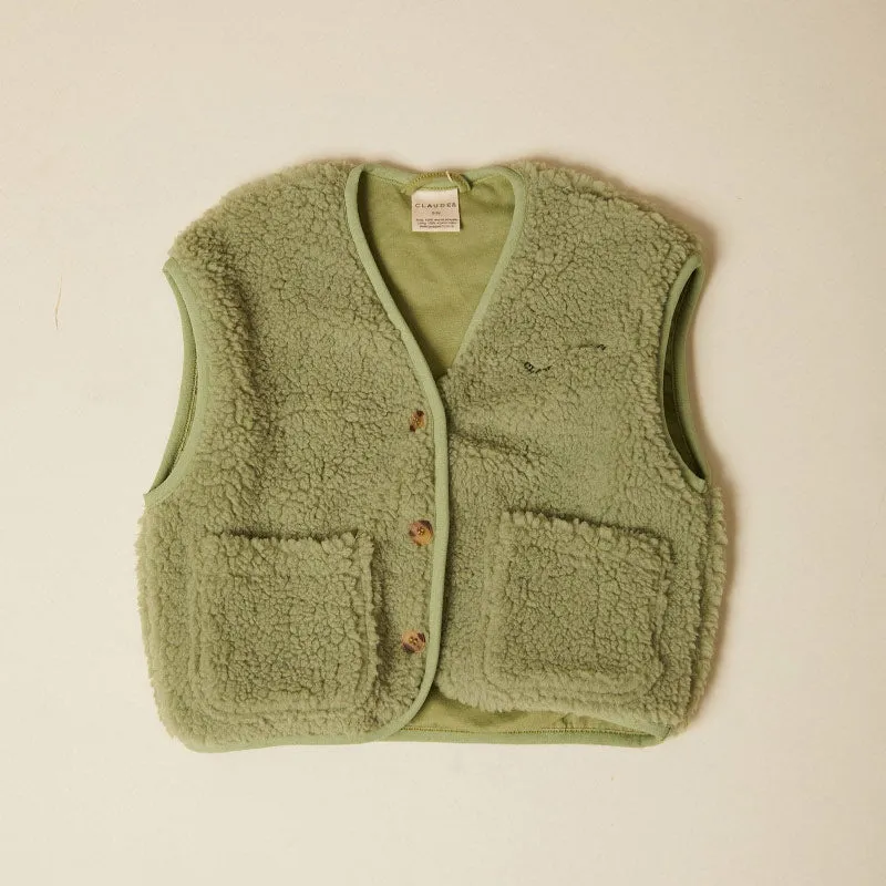 Claude & Co - Alma borg gilet - Sage