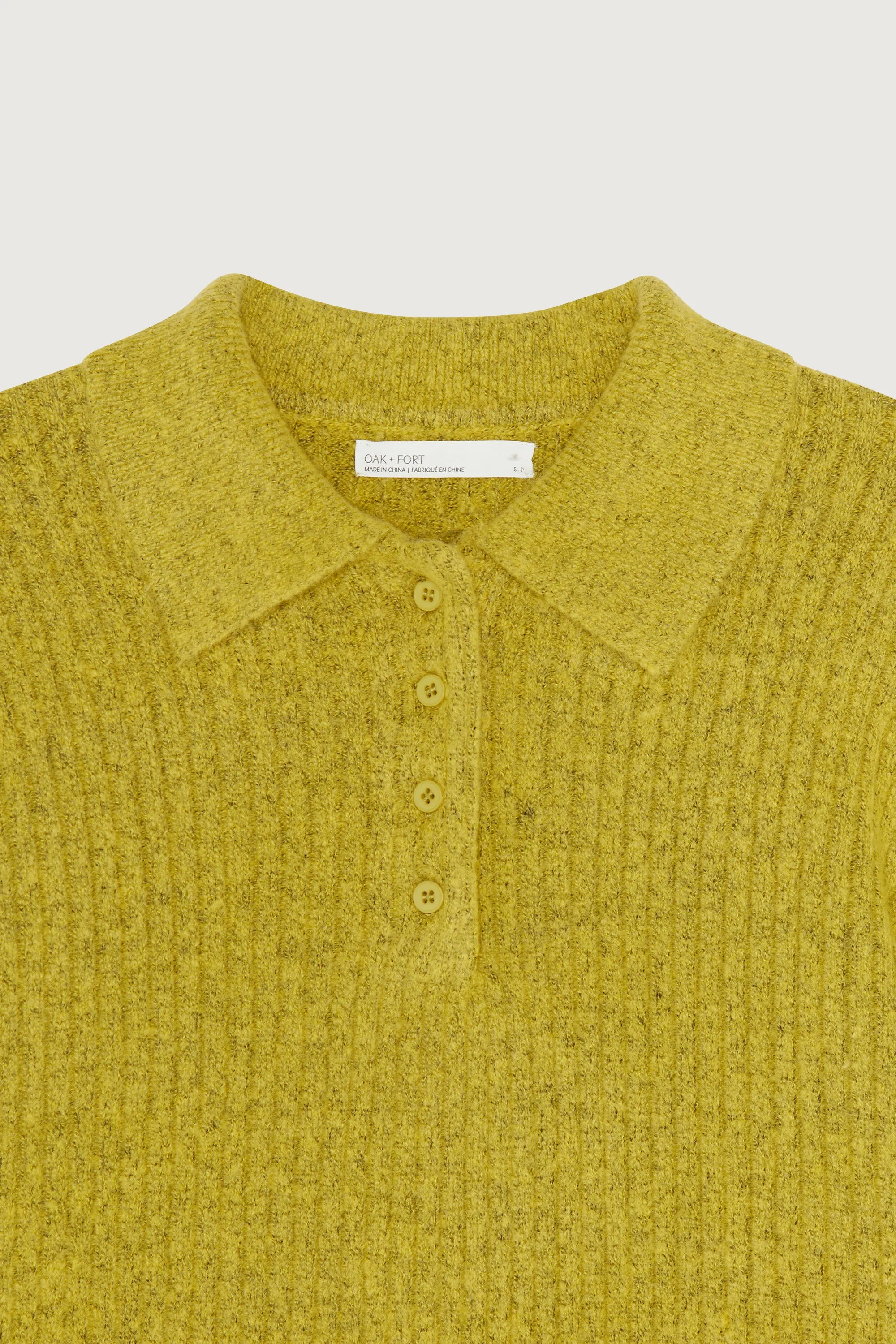 COLLARED POLO SWEATER