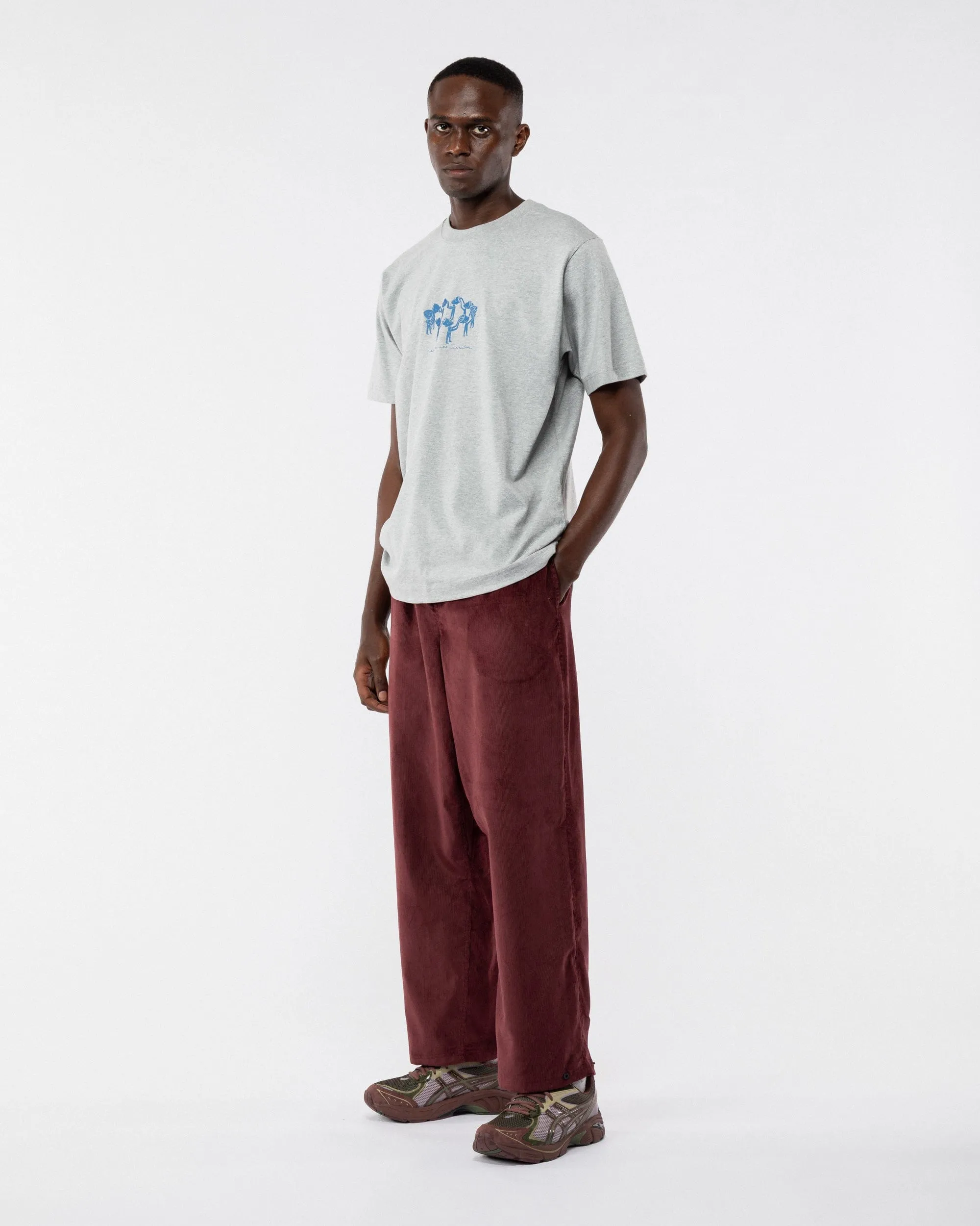 Corduroy Zama Pants - Berry