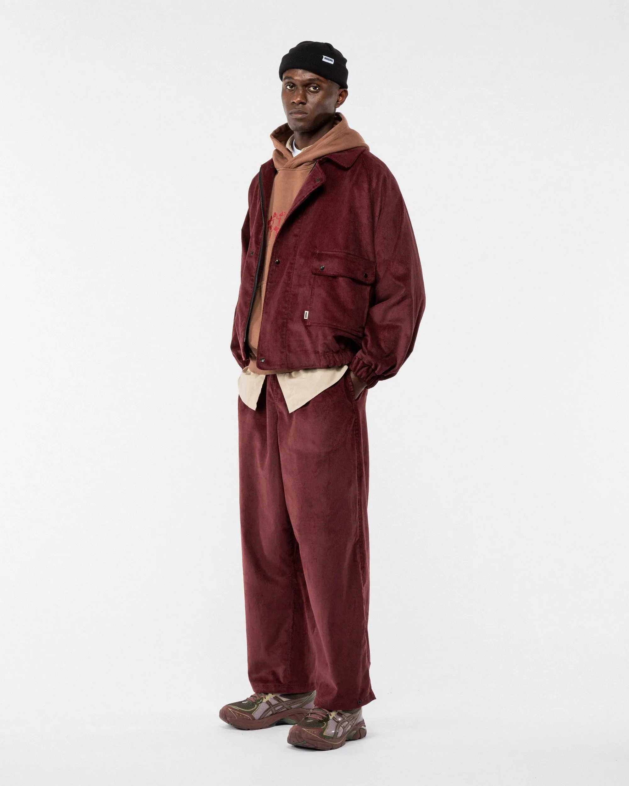 Corduroy Zama Pants - Berry