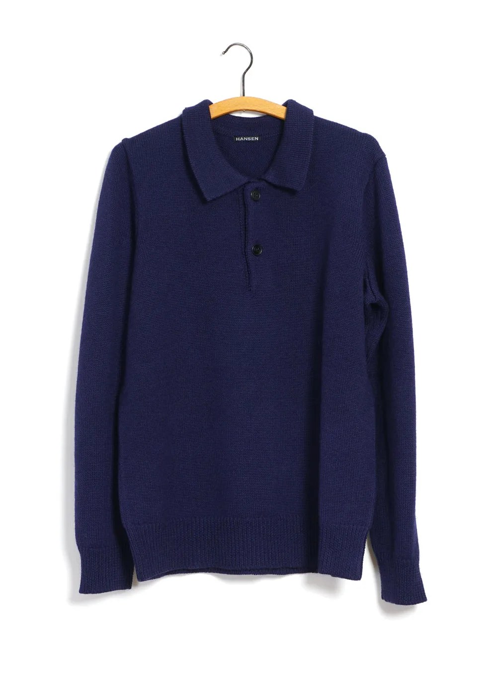 DIDRIK | Knitted Polo Sweater | Royal Blue