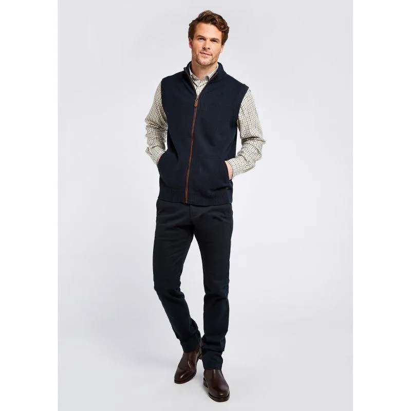 Dubarry Upperwood Mens Wool Blend Gilet - Navy